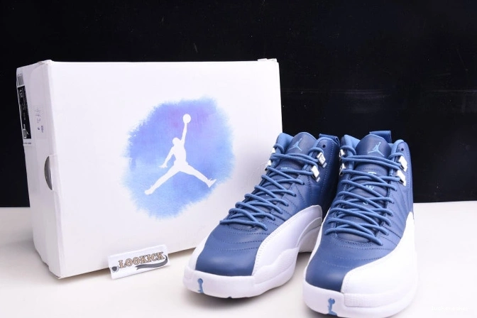Cheap LUCY 130690-404 Stone Retro Blue Air 12 Jordan 0717